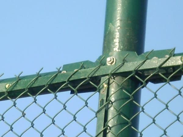 Chain Link Fence Galvanized and PVC Coated Green